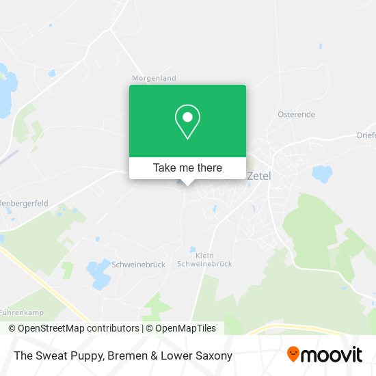 The Sweat Puppy map