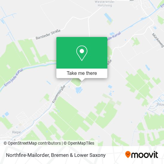 Northfire-Mailorder map