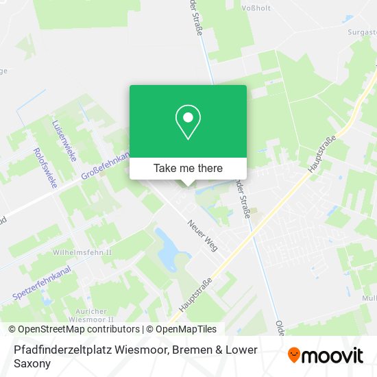 Pfadfinderzeltplatz Wiesmoor map