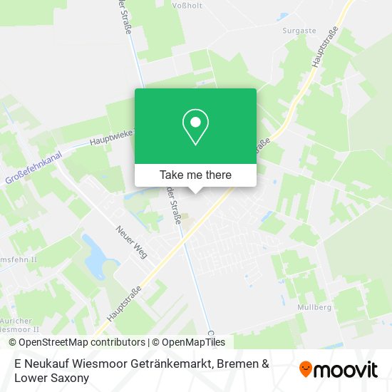 E Neukauf Wiesmoor Getränkemarkt map