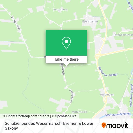 Schützenbundes Wesermarsch map