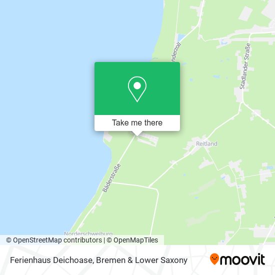Ferienhaus Deichoase map