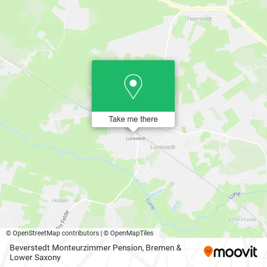 Карта Beverstedt Monteurzimmer Pension