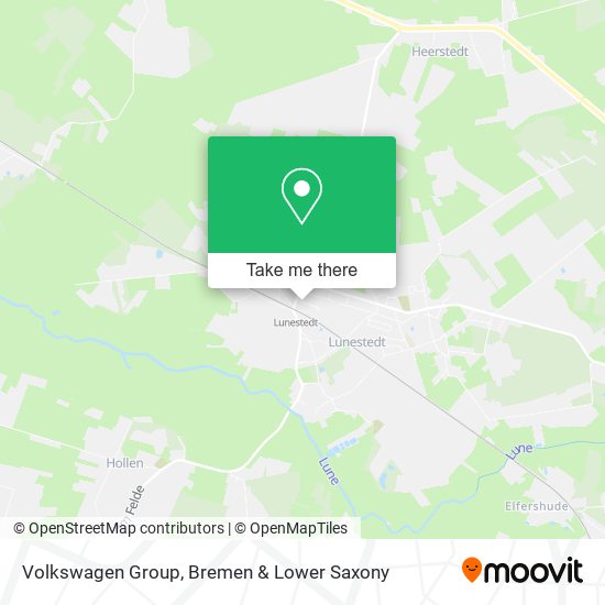 Volkswagen Group map