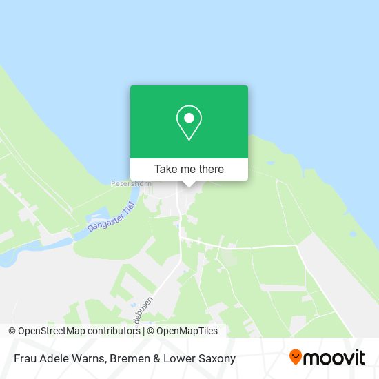 Frau Adele Warns map