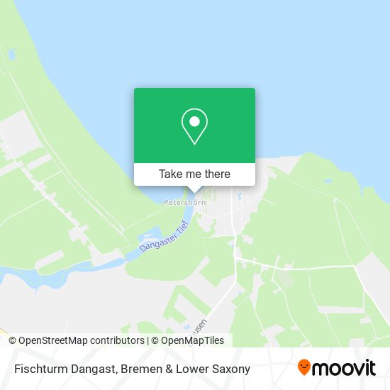 Fischturm Dangast map