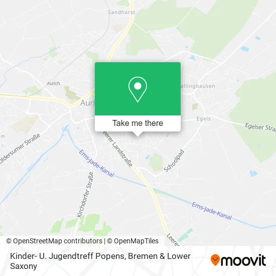 Карта Kinder- U. Jugendtreff Popens