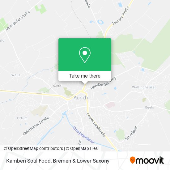 Kamberi Soul Food map