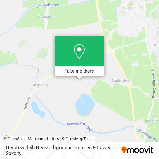 Geräteverleih Neustadtgödens map