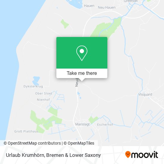 Urlaub Krumhörn map