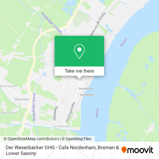 Der Weserbäcker OHG - Cafe Nordenham map