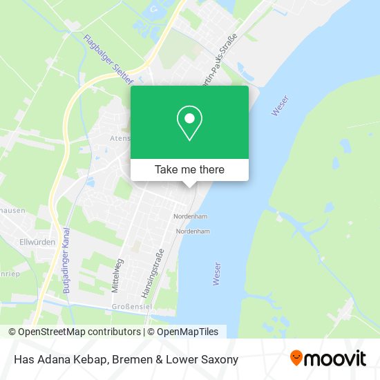 Has Adana Kebap map