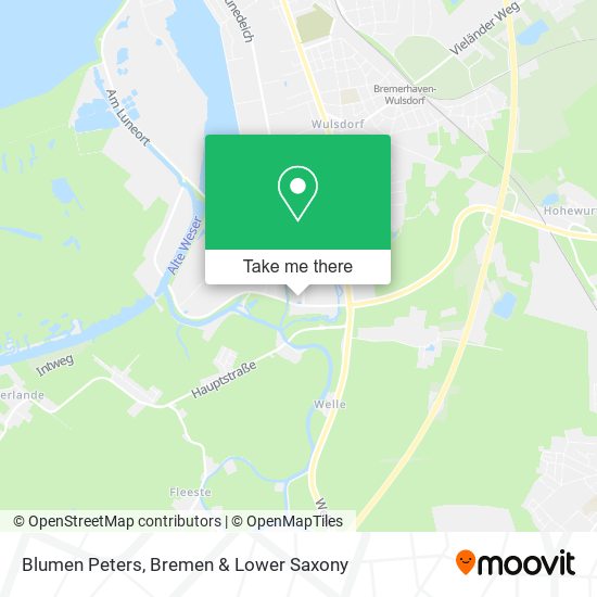 Blumen Peters map