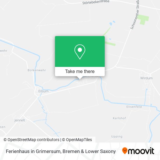 Ferienhaus in Grimersum map