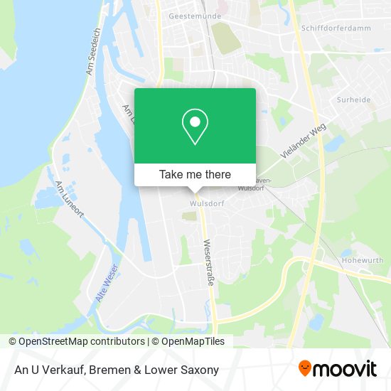 An U Verkauf map