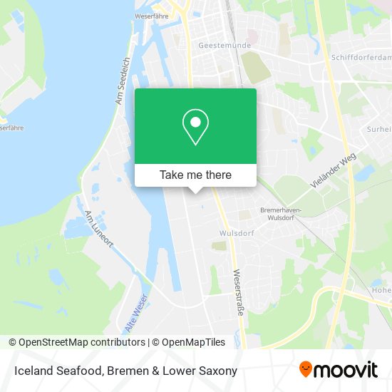 Iceland Seafood map
