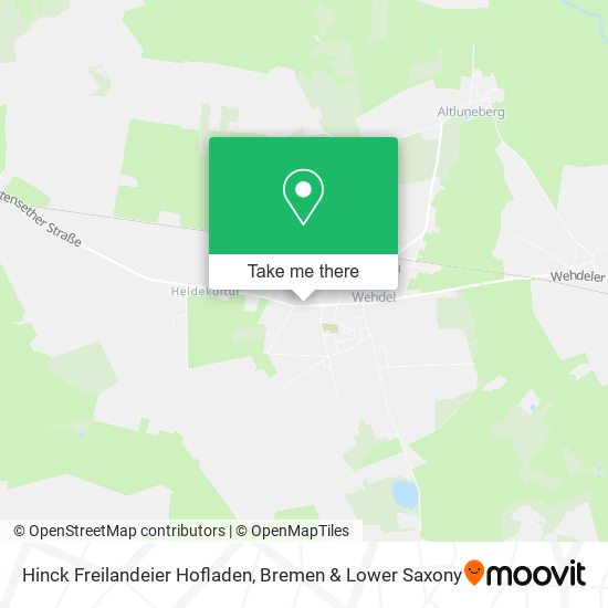 Hinck Freilandeier Hofladen map