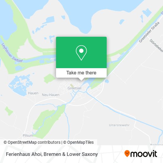 Ferienhaus Ahoi map