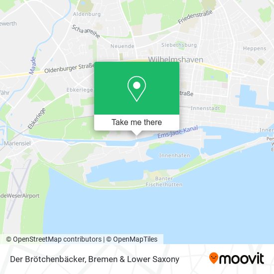 Der Brötchenbäcker map