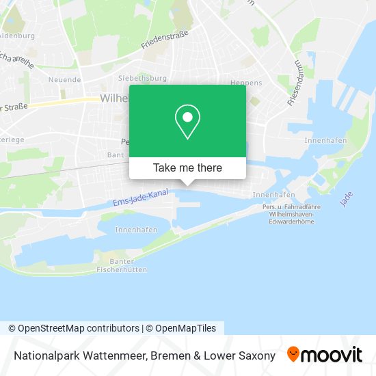 Nationalpark Wattenmeer map