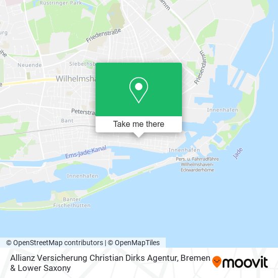 Allianz Versicherung Christian Dirks Agentur map