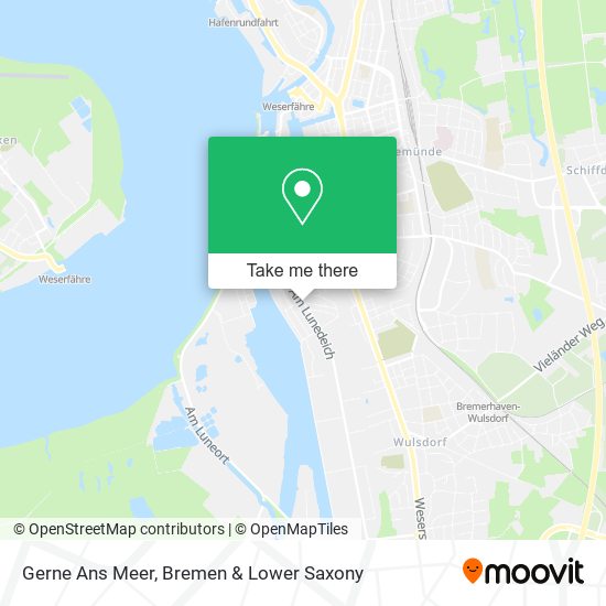 Gerne Ans Meer map