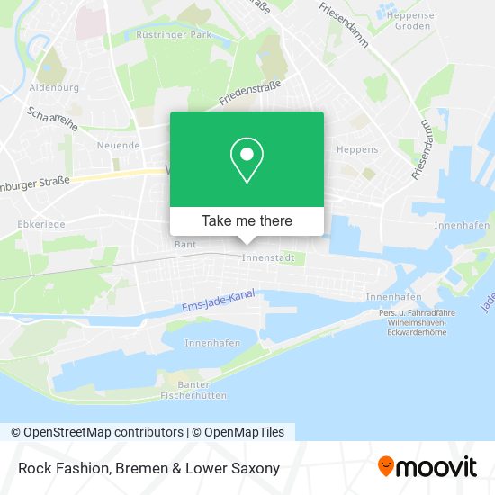 Rock Fashion map