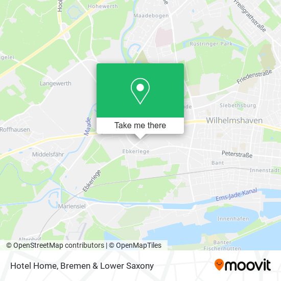 Hotel Home map