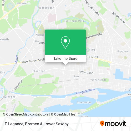 E Legance map