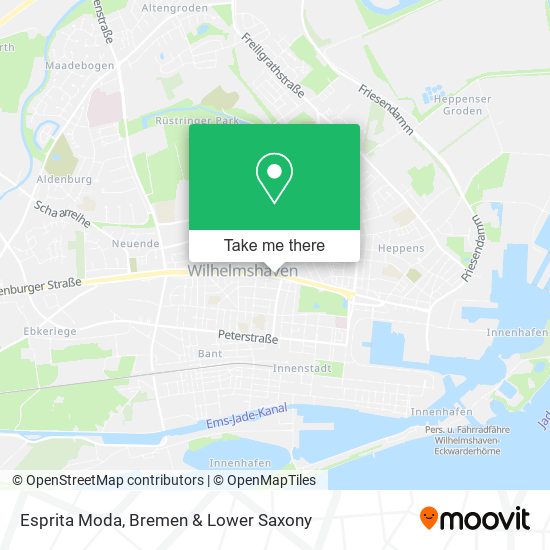 Esprita Moda map