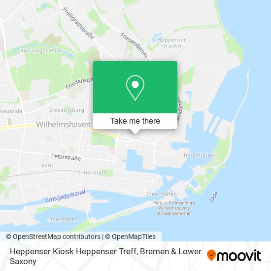Heppenser Kiosk Heppenser Treff map