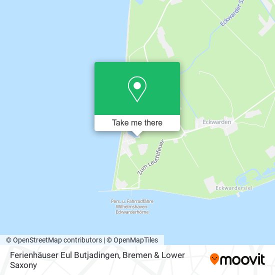 Ferienhäuser Eul Butjadingen map