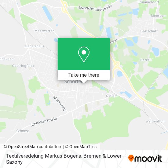 Textilveredelung Markus Bogena map