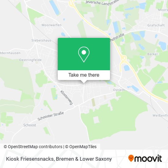Kiosk Friesensnacks map