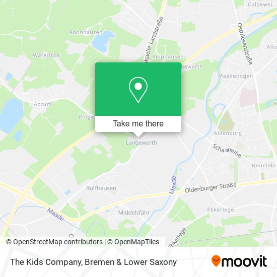 The Kids Company map