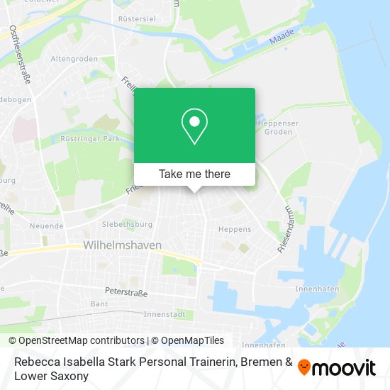 Rebecca Isabella Stark Personal Trainerin map