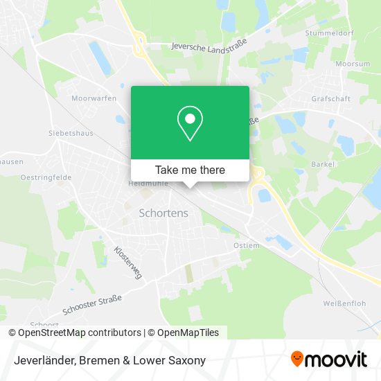 Jeverländer map