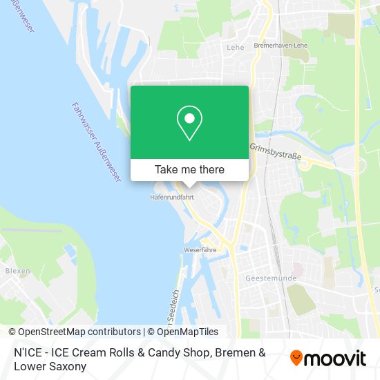 N'ICE - ICE Cream Rolls & Candy Shop map