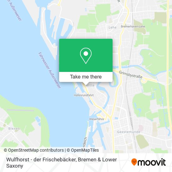 Wulfhorst - der Frischebäcker map
