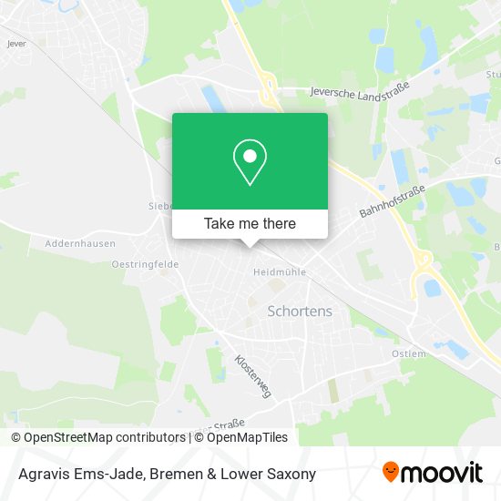 Agravis Ems-Jade map