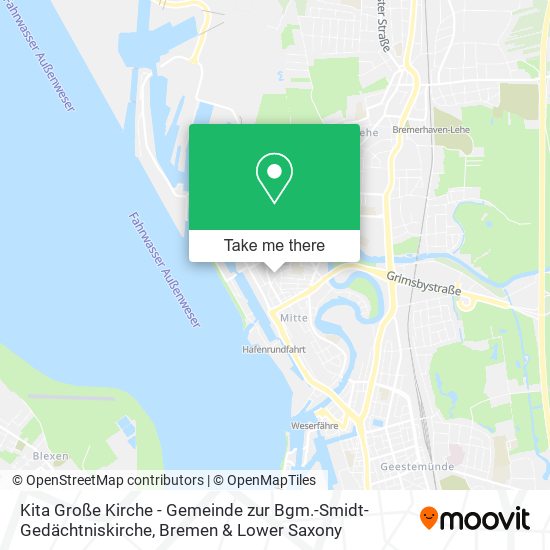 Kita Große Kirche - Gemeinde zur Bgm.-Smidt-Gedächtniskirche map