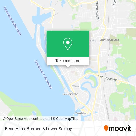 Bens Haus map