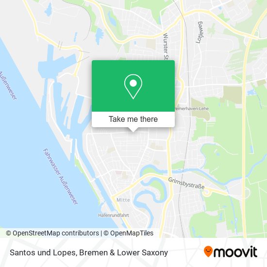 Santos und Lopes map