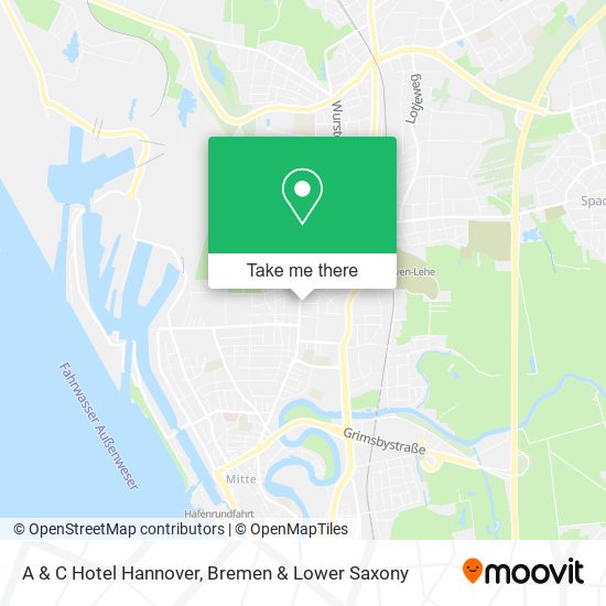 A & C Hotel Hannover map