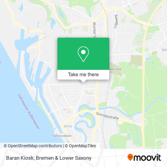 Baran Kiosk map