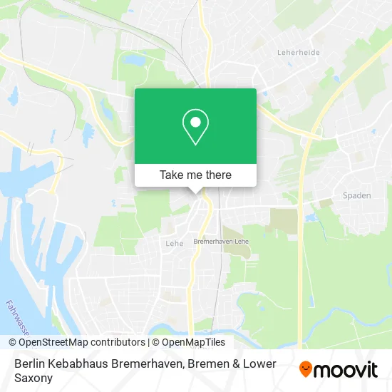 Карта Berlin Kebabhaus Bremerhaven