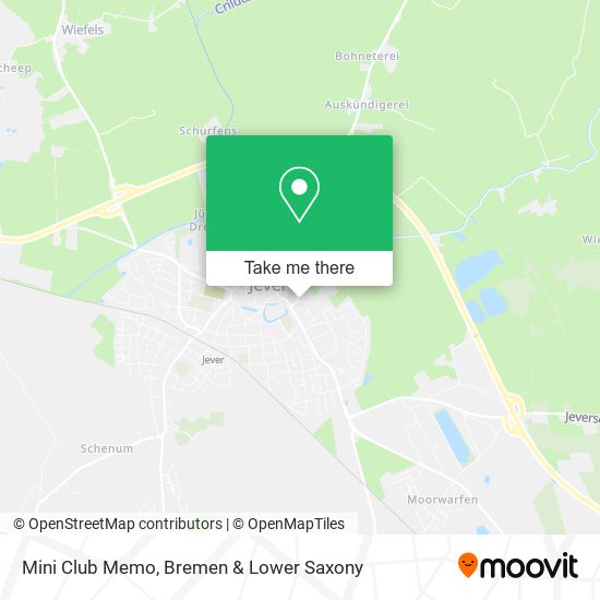 Mini Club Memo map
