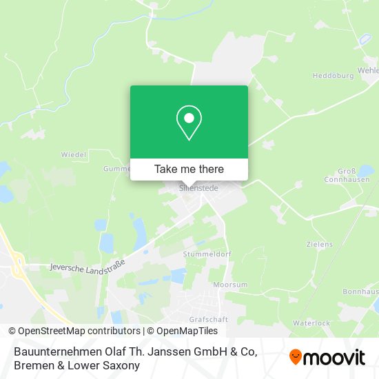 Bauunternehmen Olaf Th. Janssen GmbH & Co map
