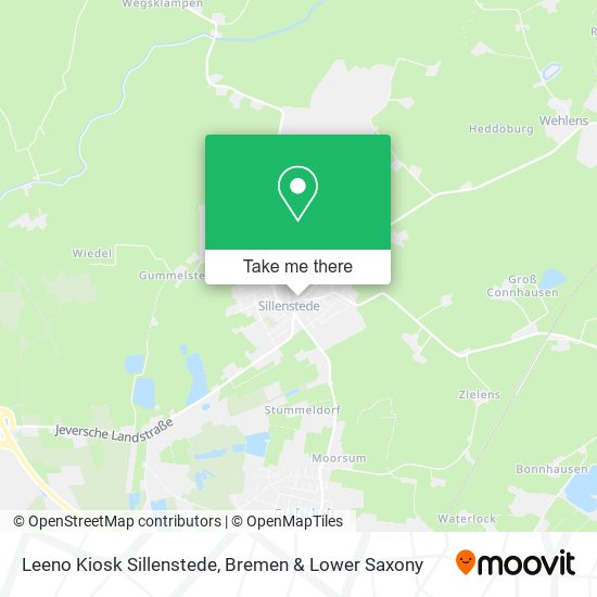Leeno Kiosk Sillenstede map