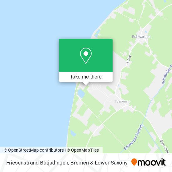 Friesenstrand Butjadingen map